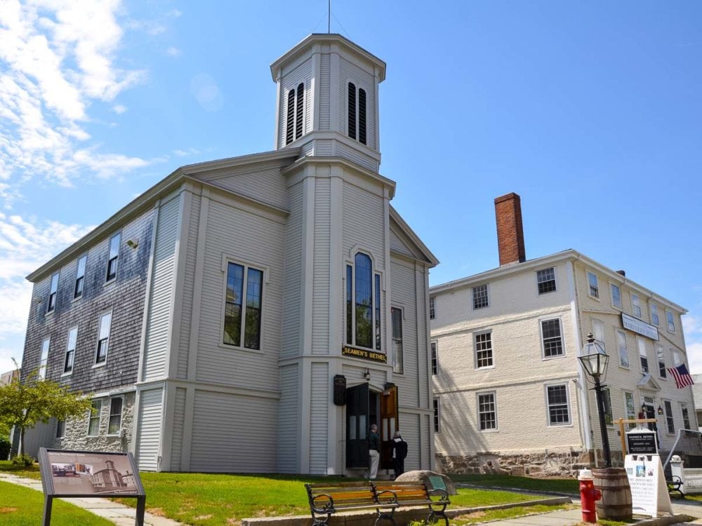Seamen's Bethel and the Mariners' Home, New Bedford Whaling National Historical Park in Massachusetts - Image credit NPS