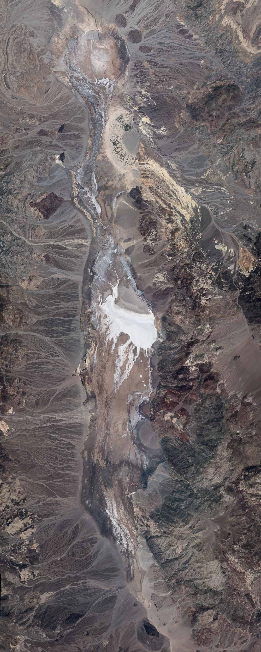 Death Valley National Park seen from space - Credit NASA Jeff Williams
