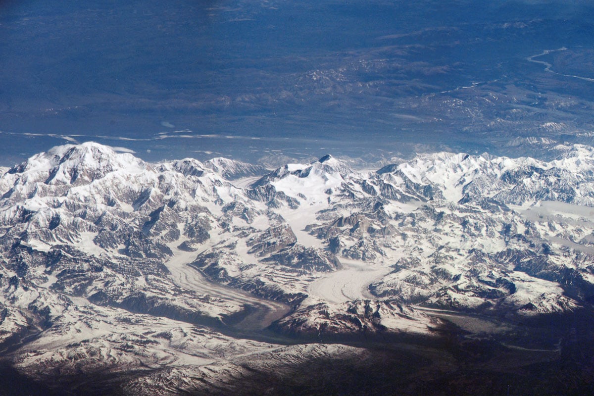 Denali National Park seen from space - Credit NASA Jeff Williams