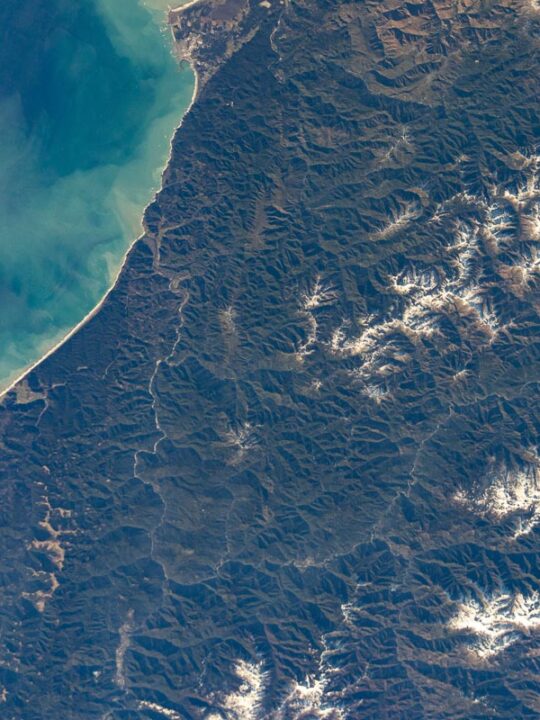 Redwood National and State Parks seen from space - Credit NASA