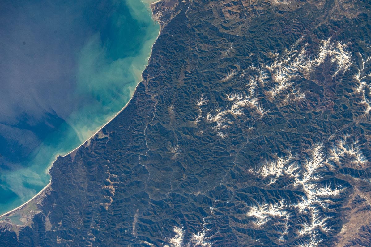 Redwood National and State Parks seen from space - Credit NASA