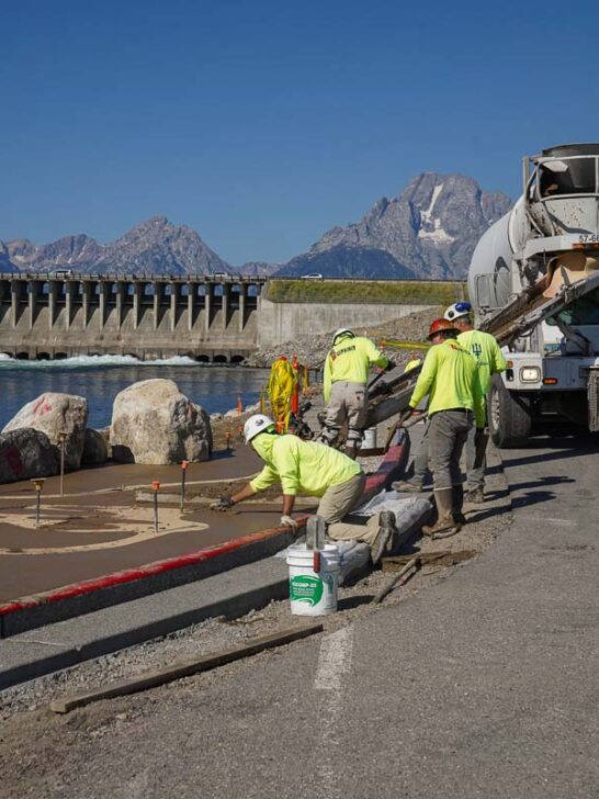 Jackson Lake Dam construction project will cause closures in Grand Teton National Park - Photo Credit NPS J. Bonney