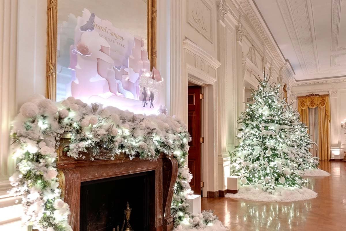 Grand Canyon National Park White House Holiday Decorations 2022
