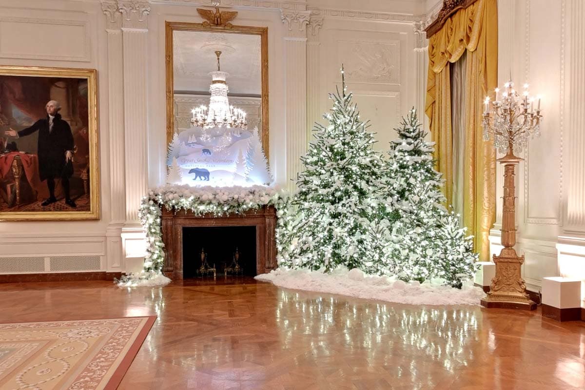 Great Smoky Mountains National Park White House Holiday Decorations 2022