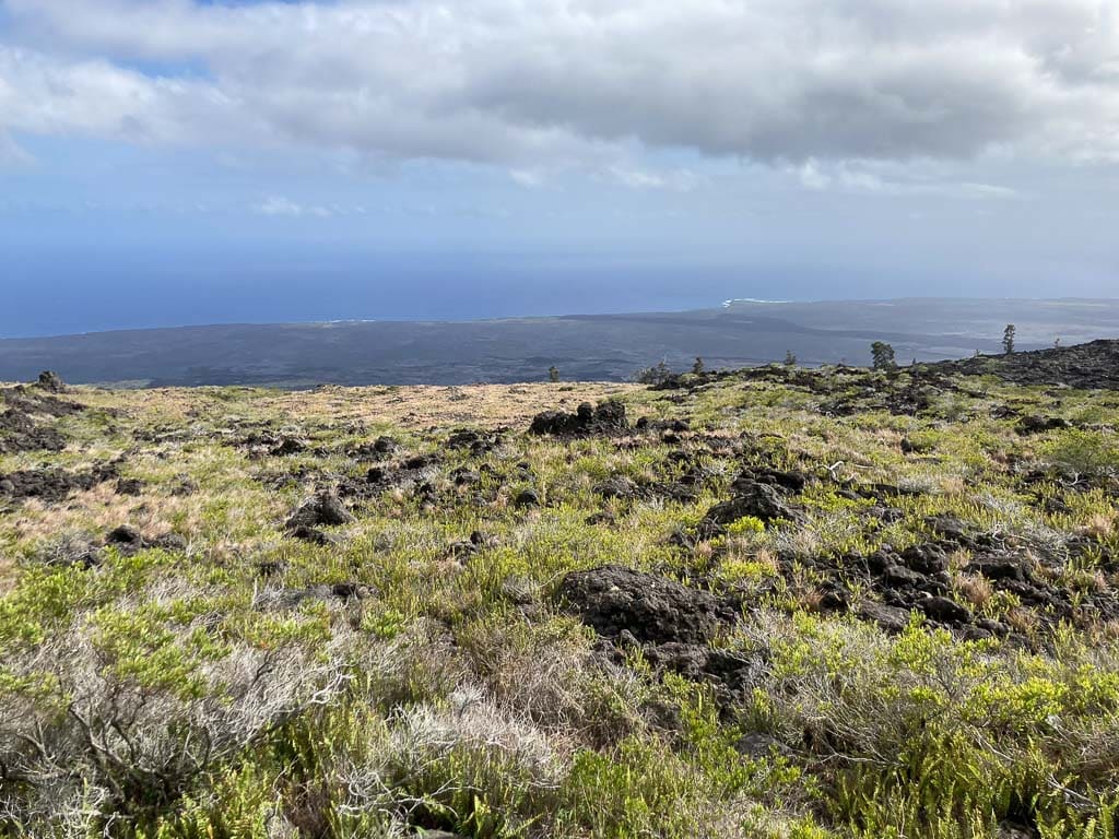Kealakomo Overlook, Chain of Craters Road in Hawai‘i Volcanoes National Park, Hawaii