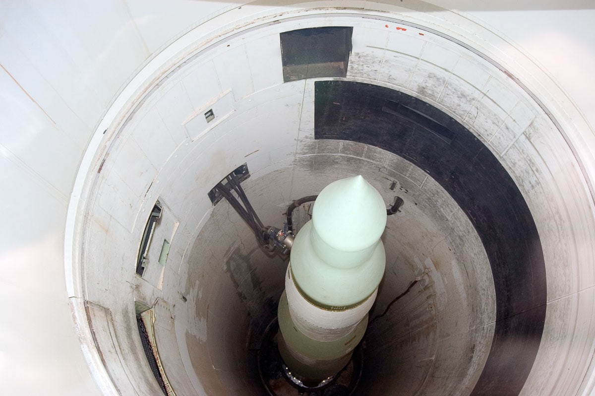 Missile in Delta-09 at Minuteman Missile National Historic Site in South Dakota - Photo credit NPS