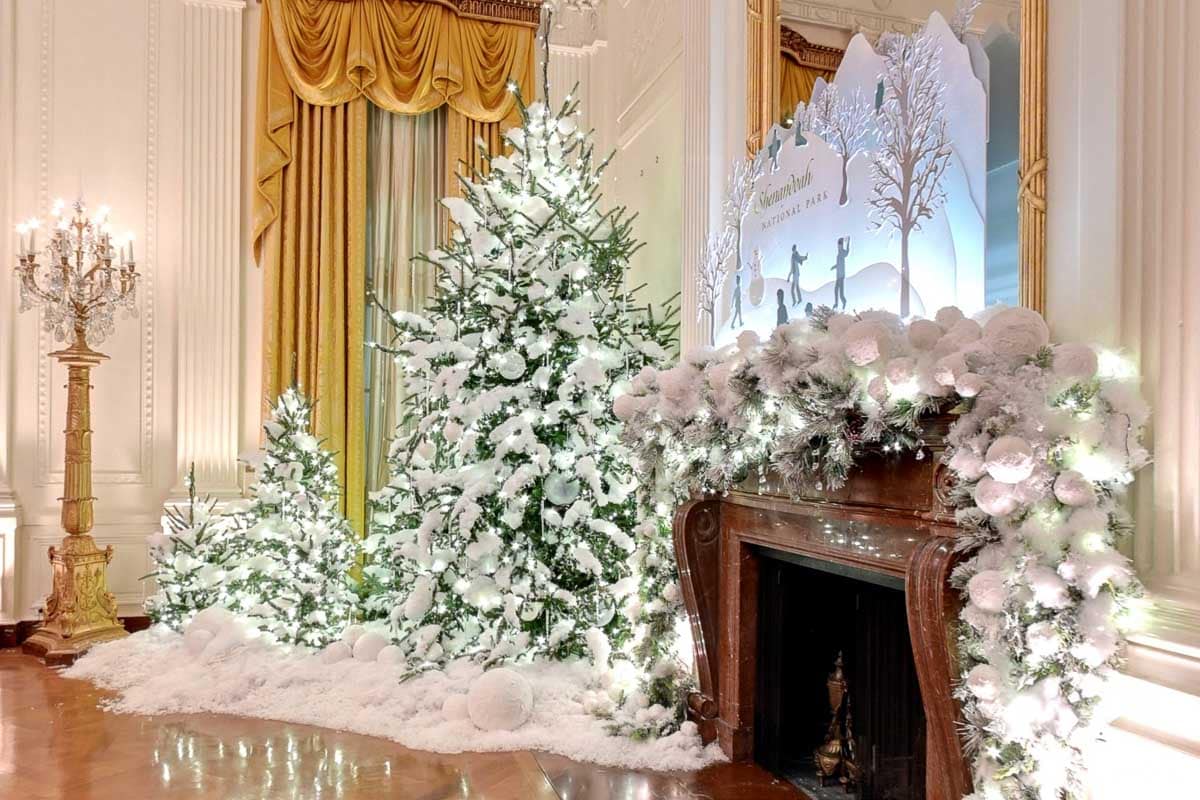 Shenandoah National Park White House Holiday Decor 2022