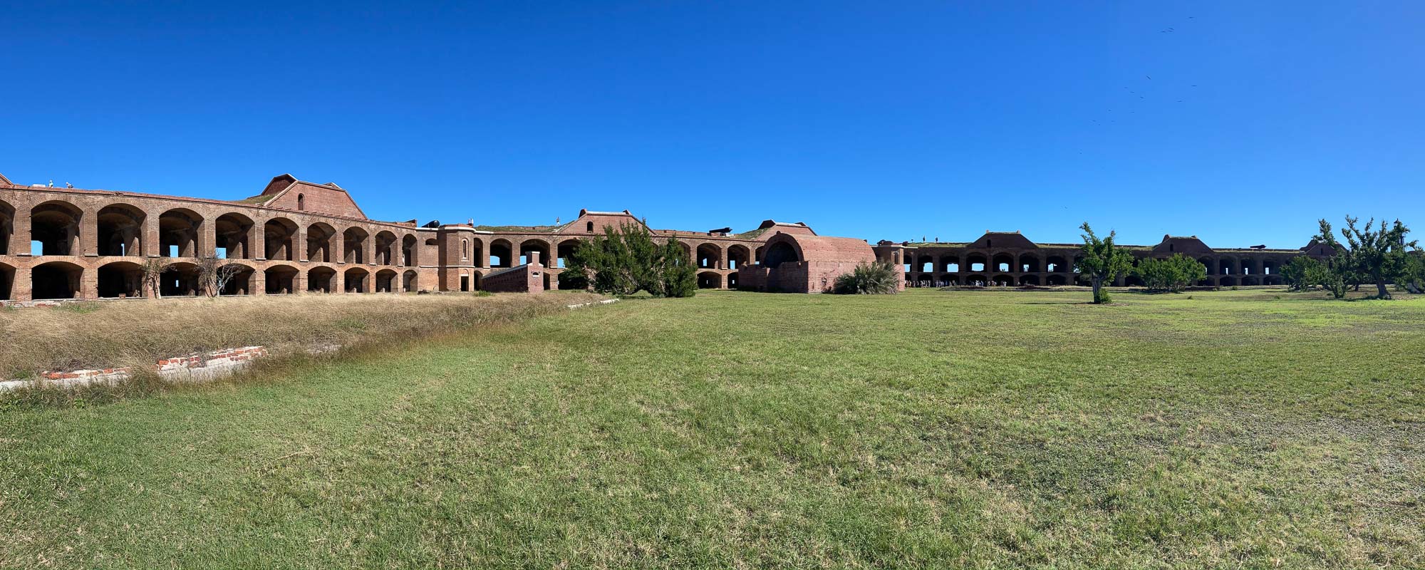 Fort Jefferson panorama in Dry Tortugas National Park, Florida
