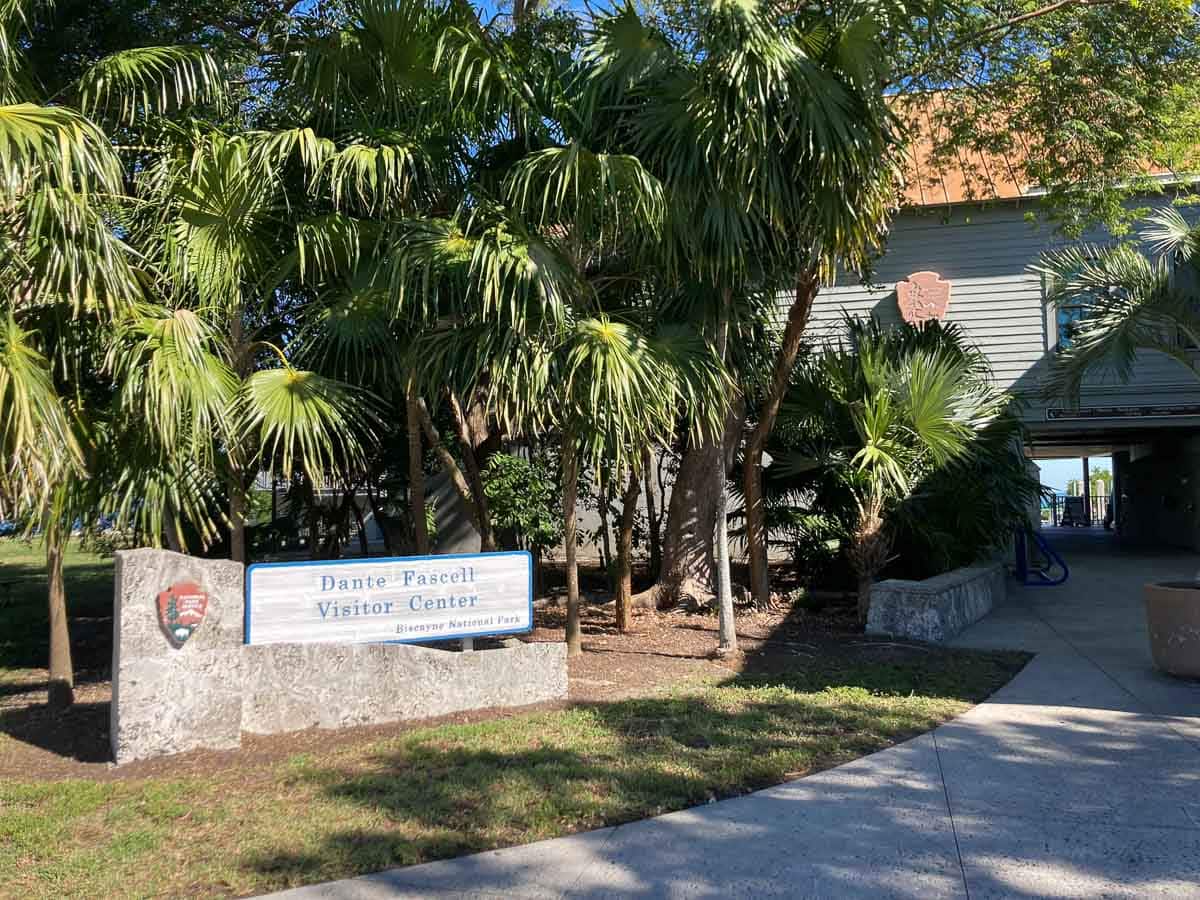 Dante Fascell Visitor Center in Biscayne National Park, Florida