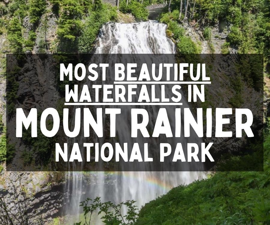 Most Beautiful Waterfalls in Mount Rainier National Park, Washington