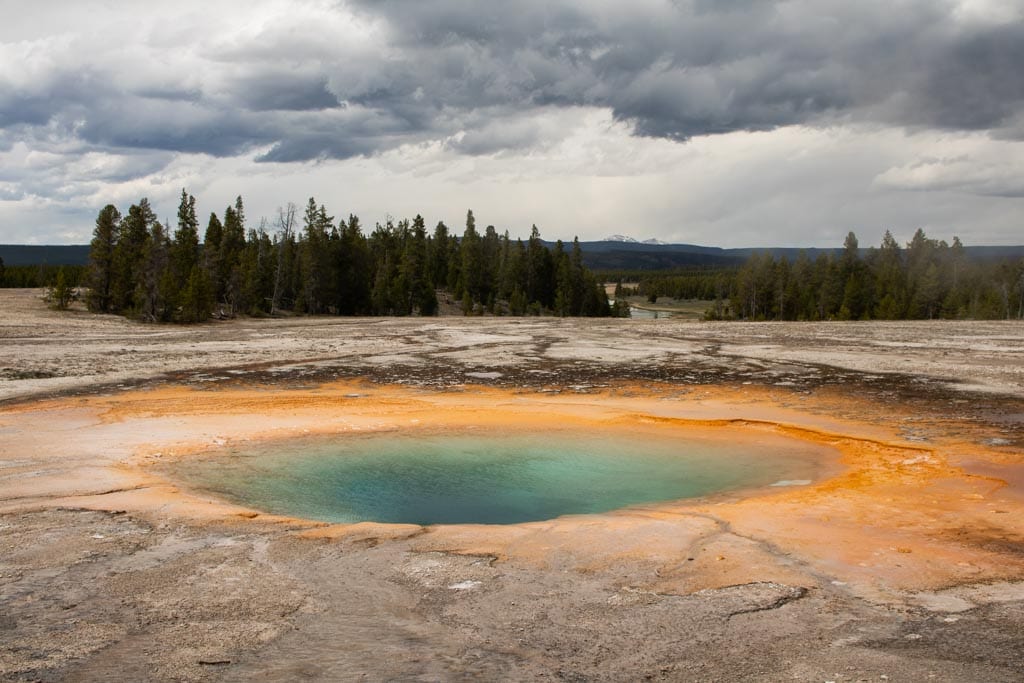 Opal Pool at Midway Geyser Basin, Yellowstone National Park
