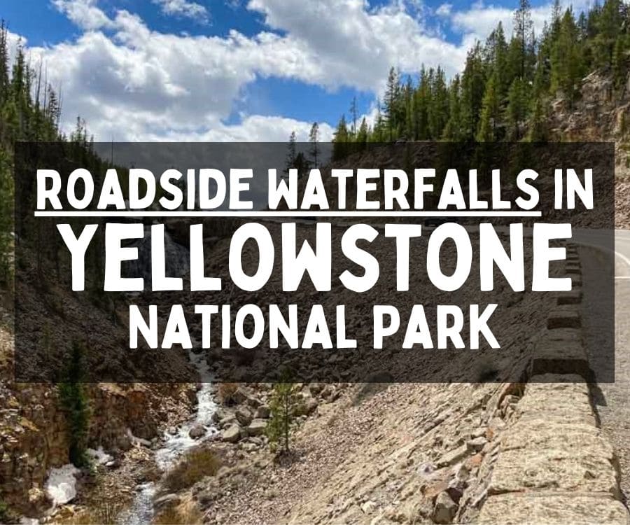 Roadside Waterfalls in Yellowstone National Park