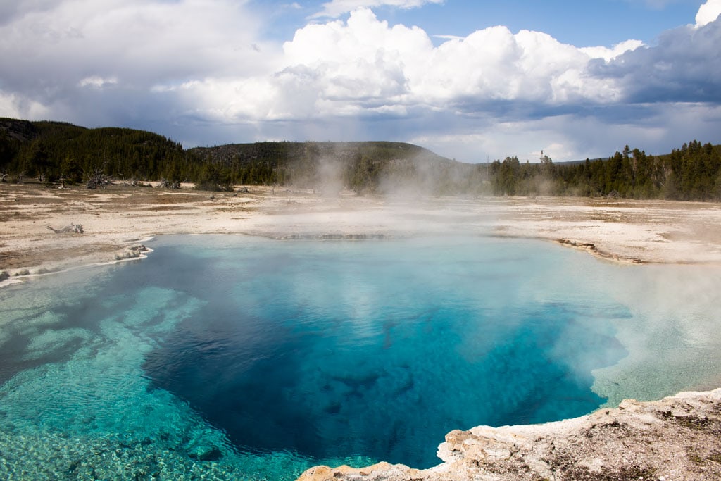 Sapphire Pool at Biscuit Basin, Yellowstone National Park