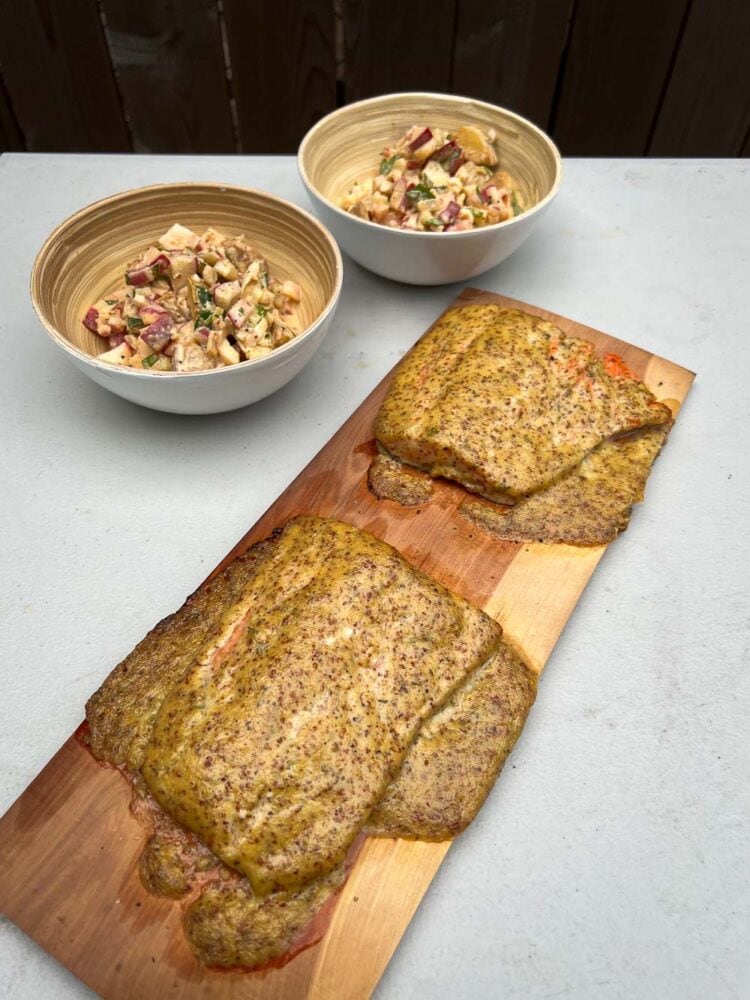 Cedar plank salmon recipe inspired by North Cascades National Park