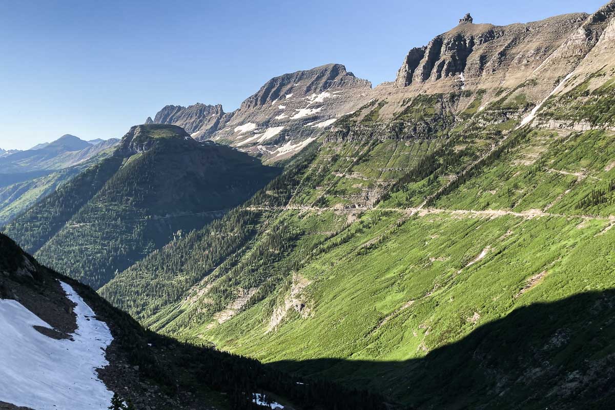 Oberlin Bend Overlook near Logan Pass, Glacier National Park