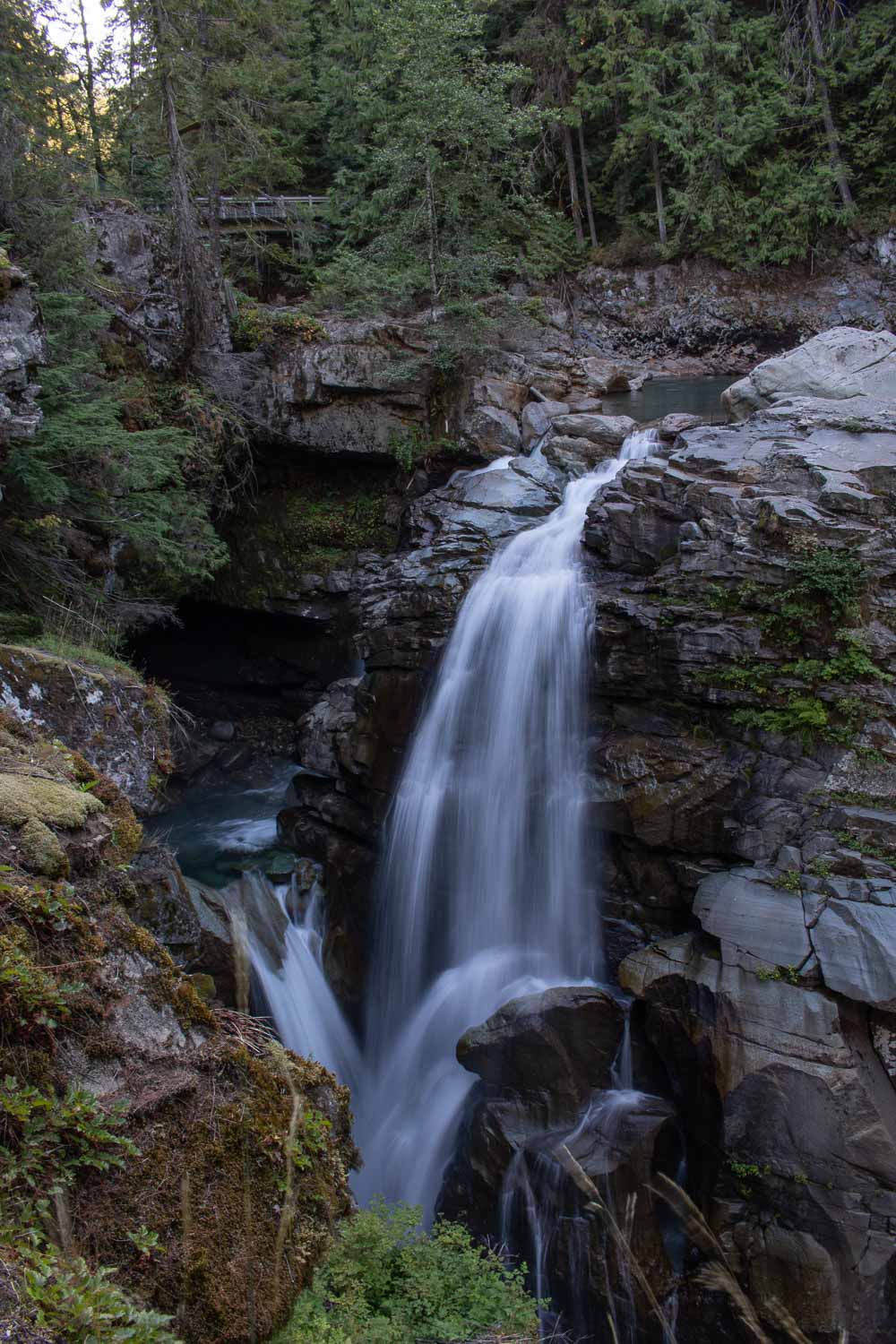 Nooksack Falls in Mount Baker-Snoqualmie National Forest, Washington