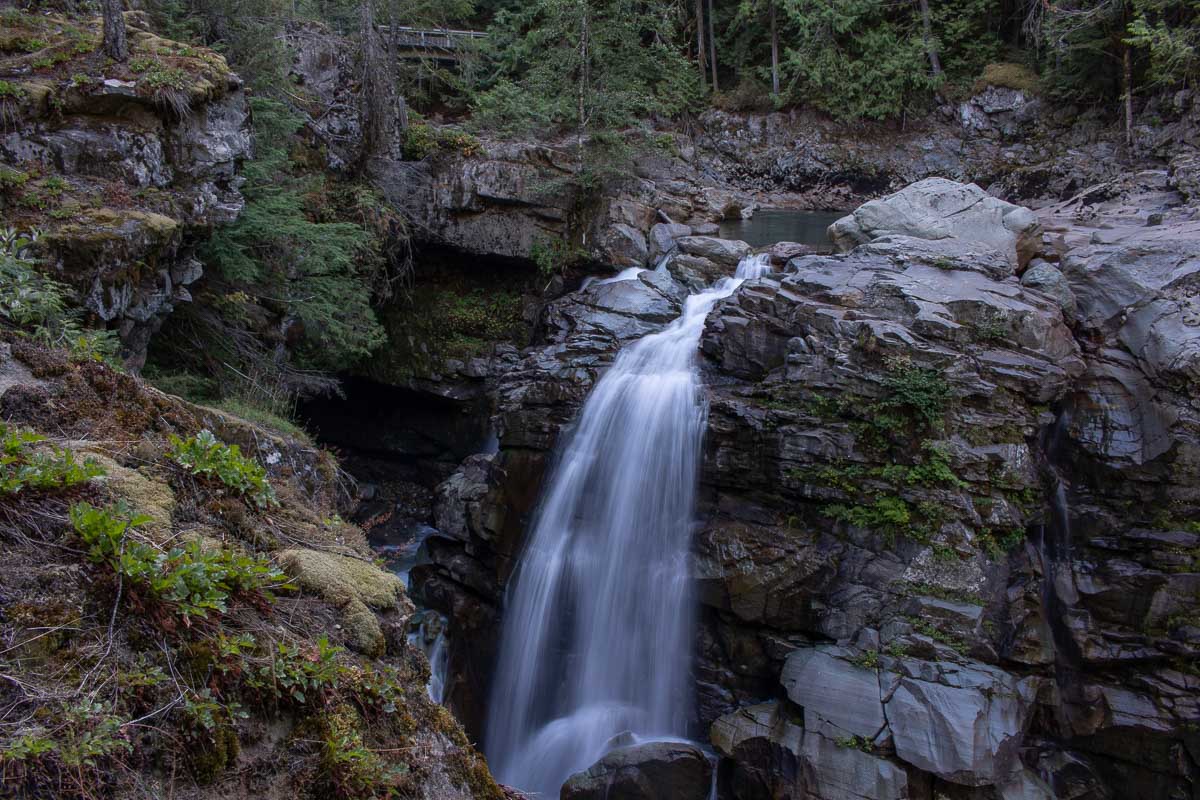 Nooksack Falls in Mount Baker-Snoqualmie National Forest