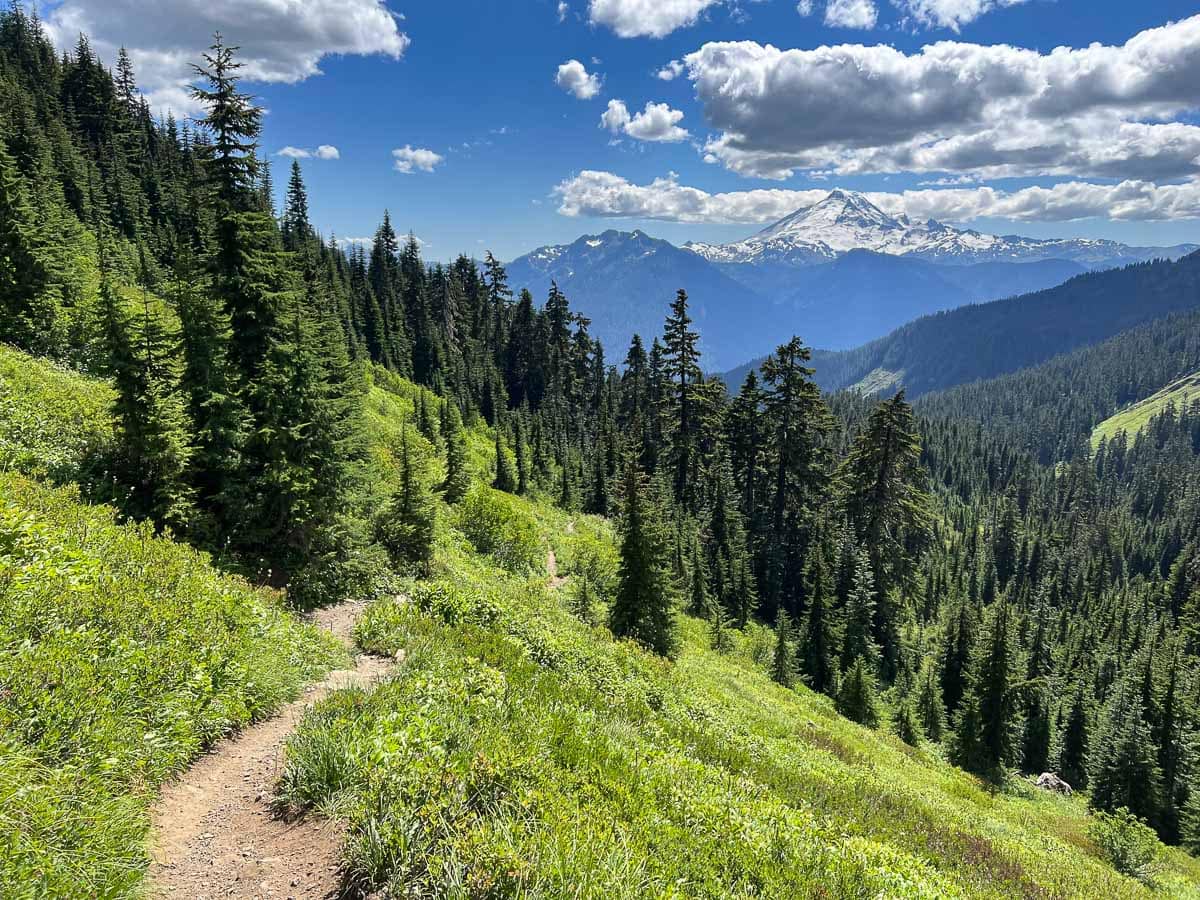 Scenery on the Yellow Aster Butte Trail, Mount Baker-Snoqualmie National Forest, Washington