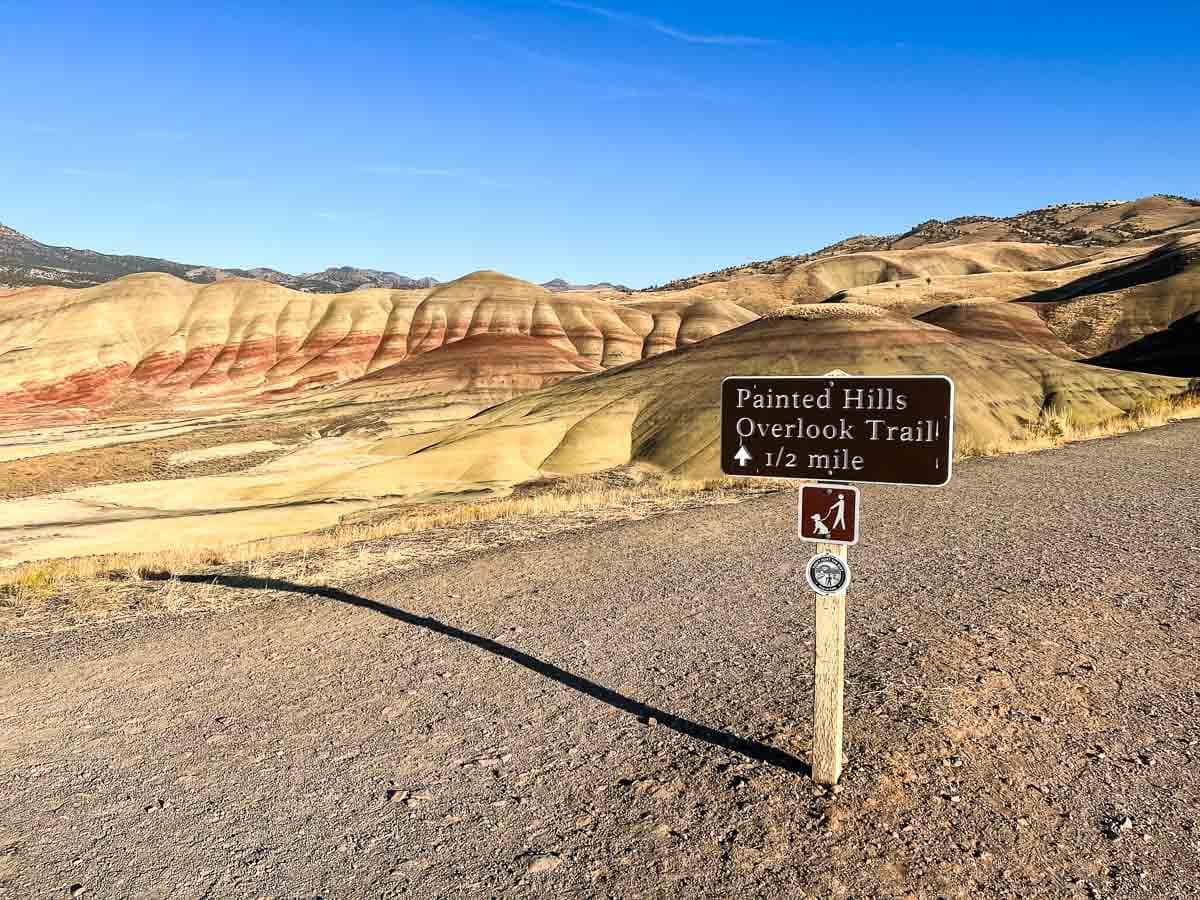 Painted Hills Overlook Trail in John Day Fossil Beds National Monument