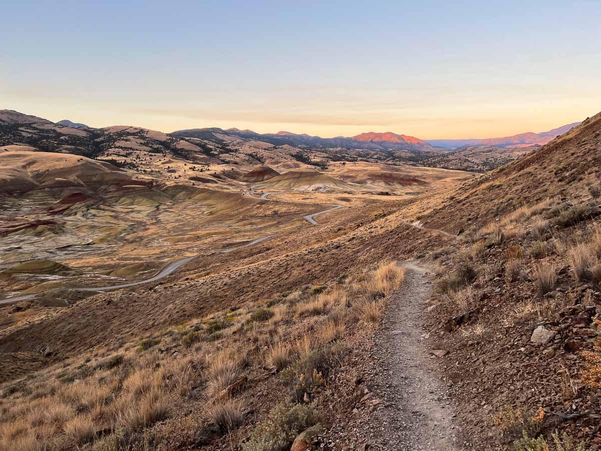 Sunrise in the Painted Hills Unit of John Day Fossil Beds National Monument, Oregon