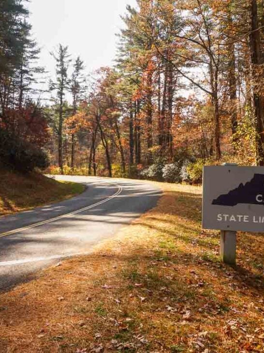 Blue Ridge Parkway enters North Carolina