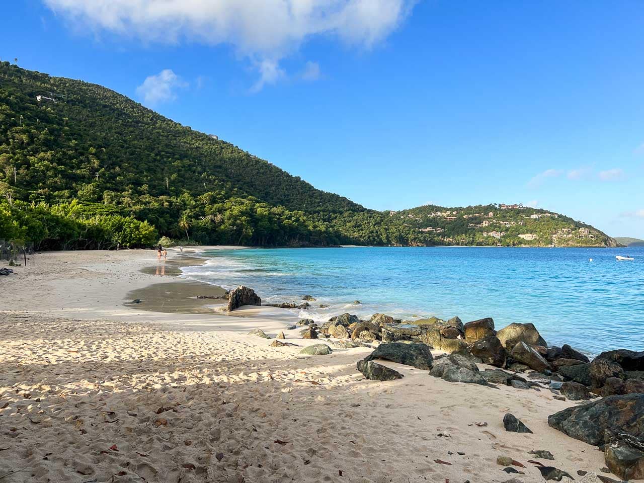 Cinnamon Bay Beach in the morning, Virgin Islands National Park