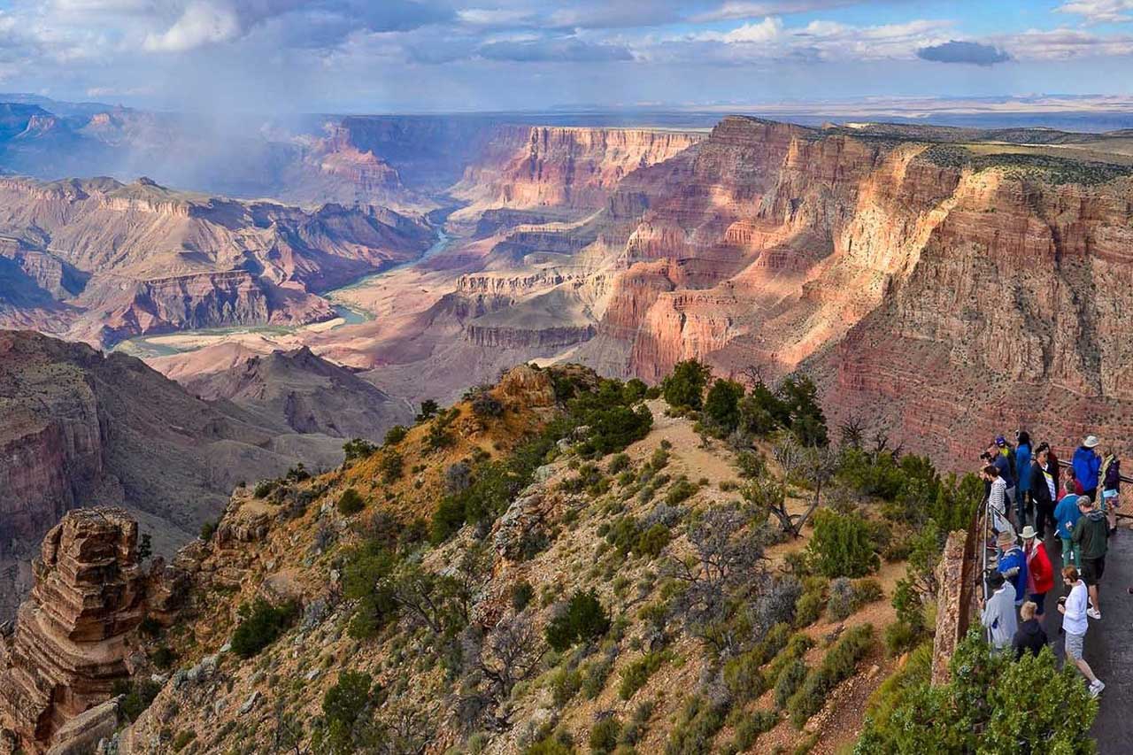 Desert View Point in Grand Canyon National Park - Image credit NPS M. Quinn