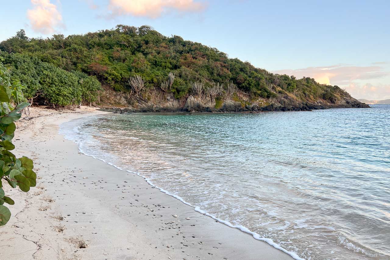 Jumbie Beach at dawn, Virgin Islands National Park
