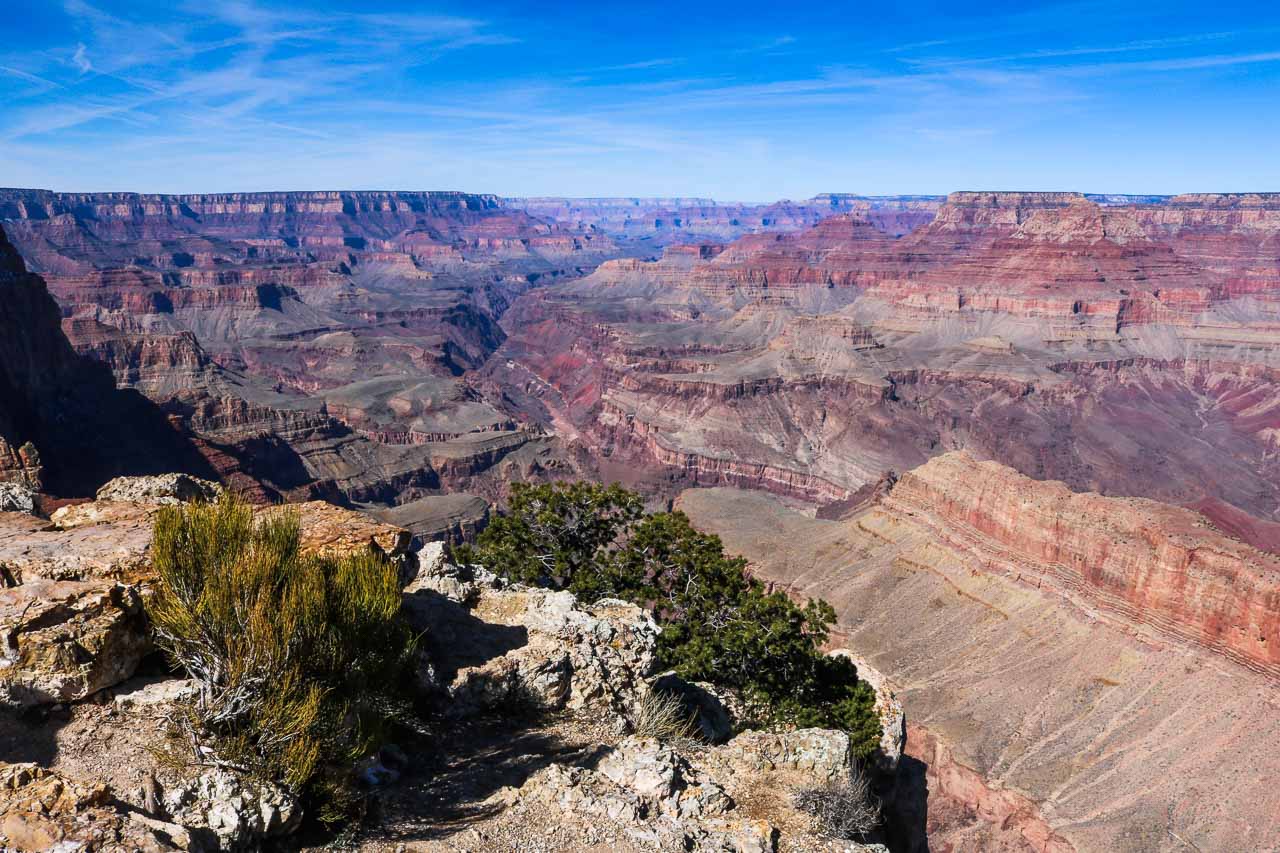 Moran Point scenery in Grand Canyon National Park
