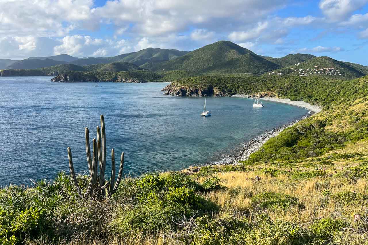 St. John coast view on the Ram Head Trail in Virgin Islands National Park