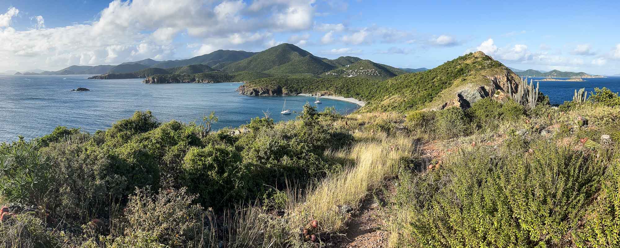 St. John panorama on Ram Head in Virgin Islands National Park
