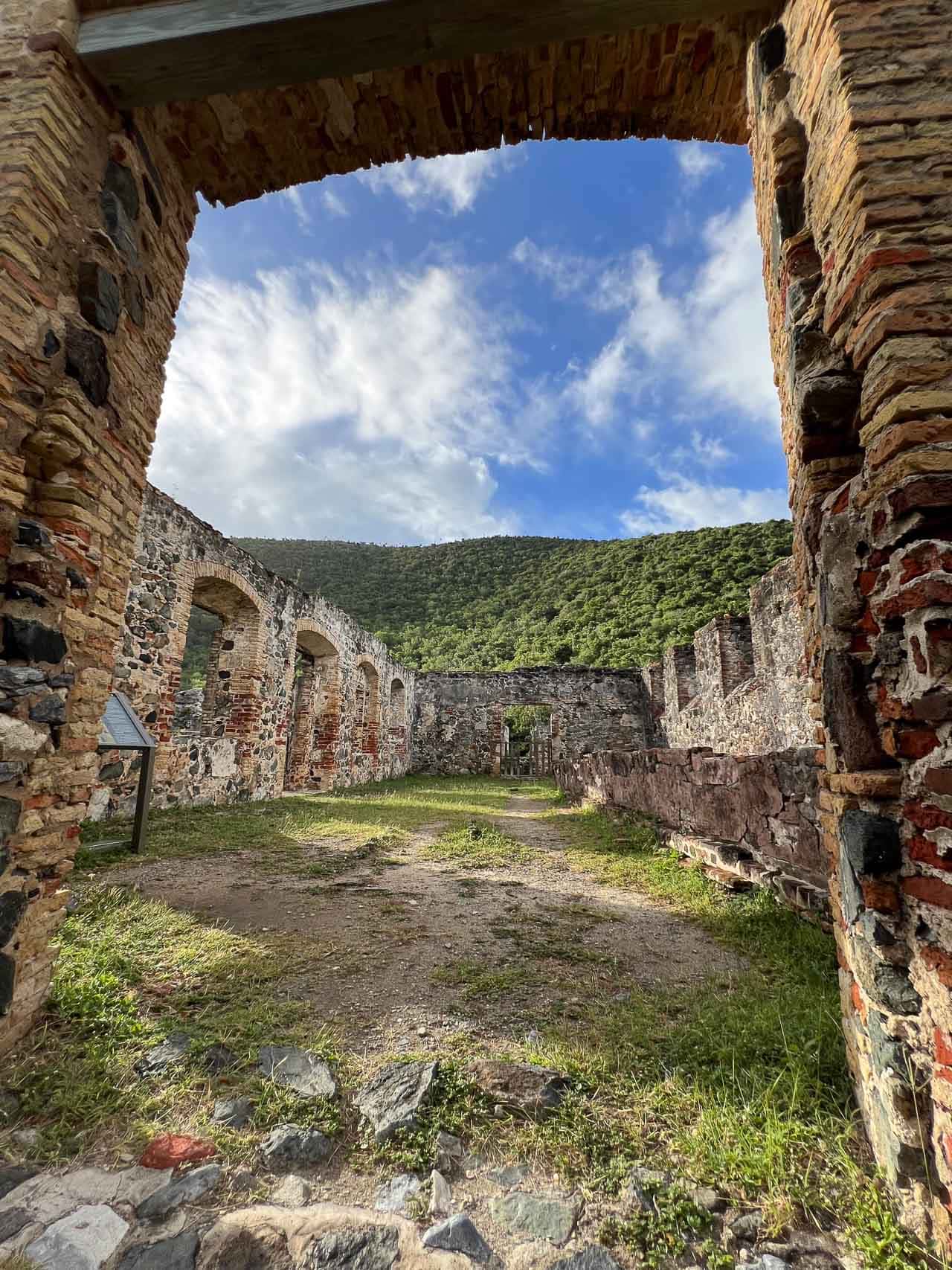 Sugar Factory ruins at Annaberg Sugar Mill, Virgin Islands National Park, U.S. Virgin Islands