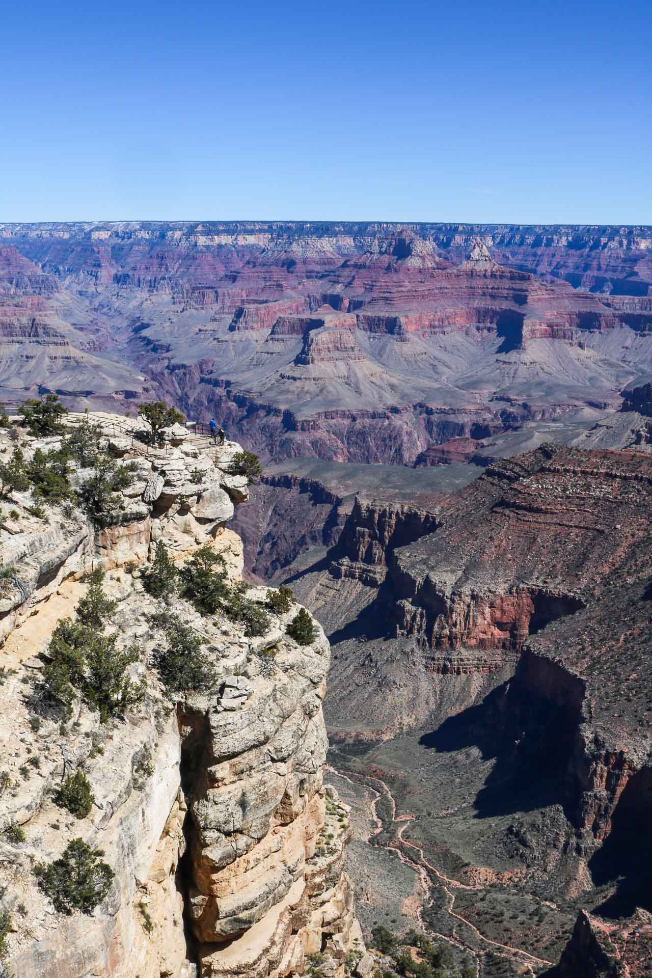 Trailview Overlook on Hermit Road in Grand Canyon National Park