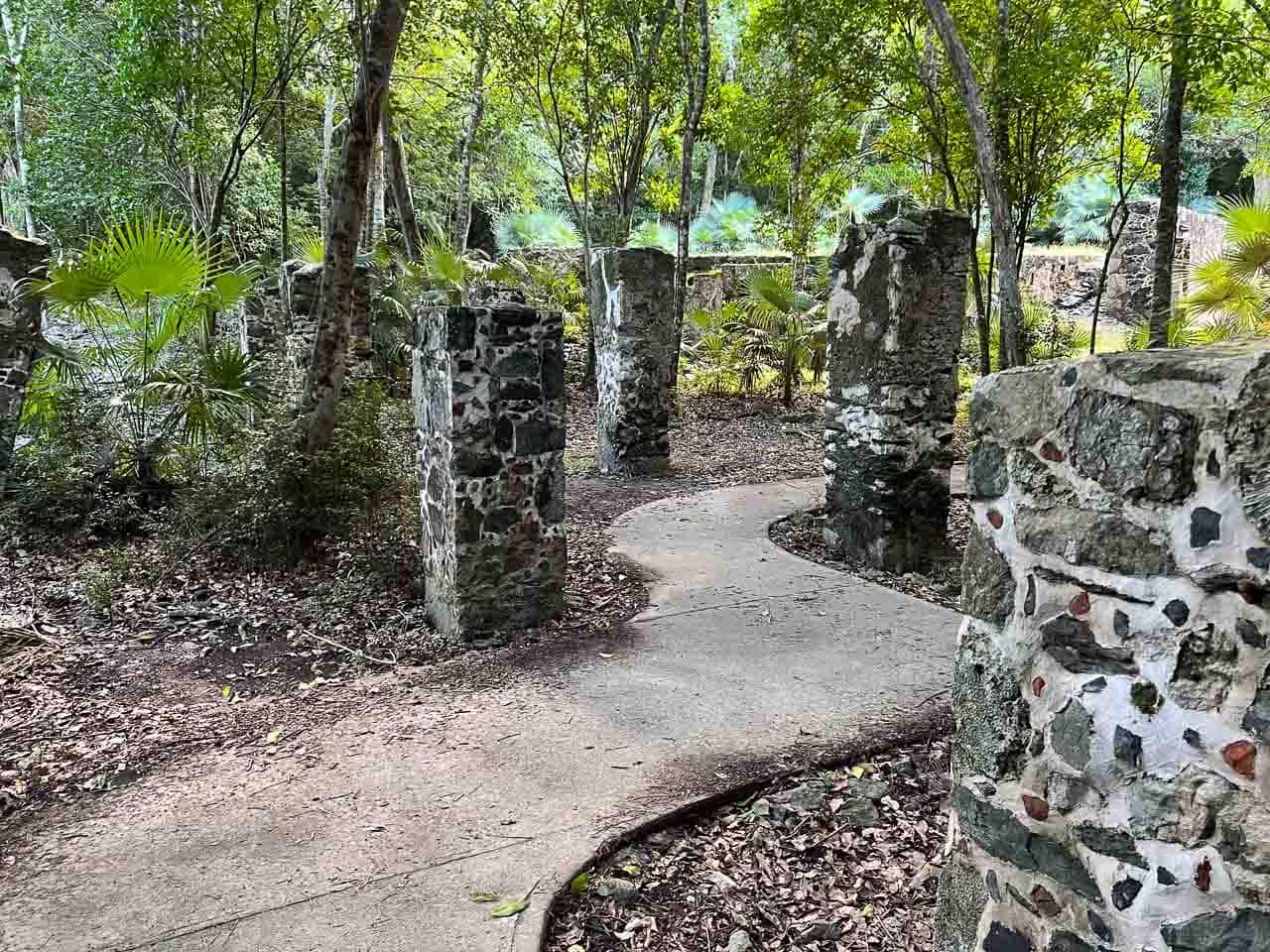 Cinnamon Bay Plantation ruins trail, Virgin Islands National Park