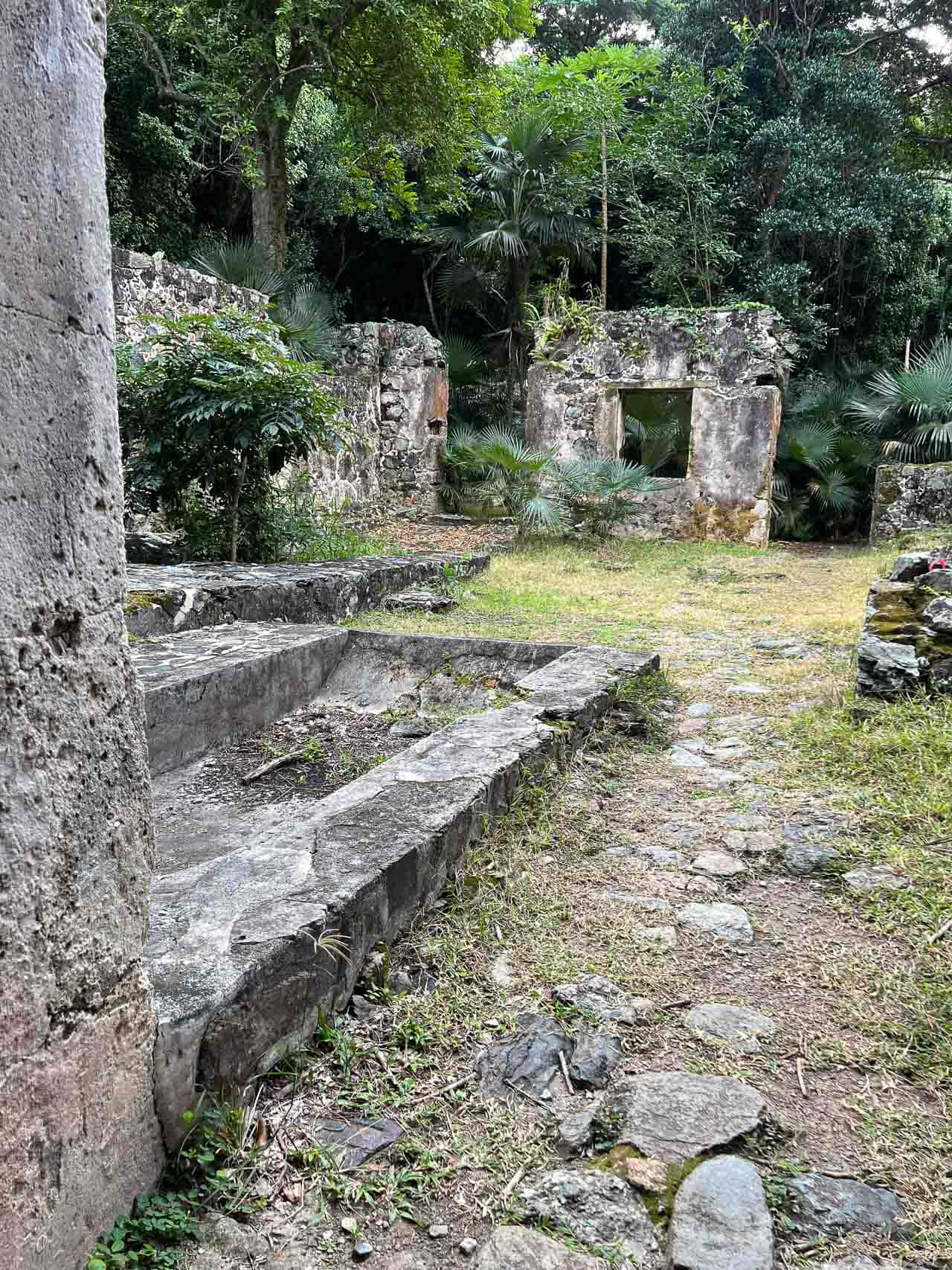Cinnamon Bay Plantation sugar factory ruins in Virgin Islands National Park