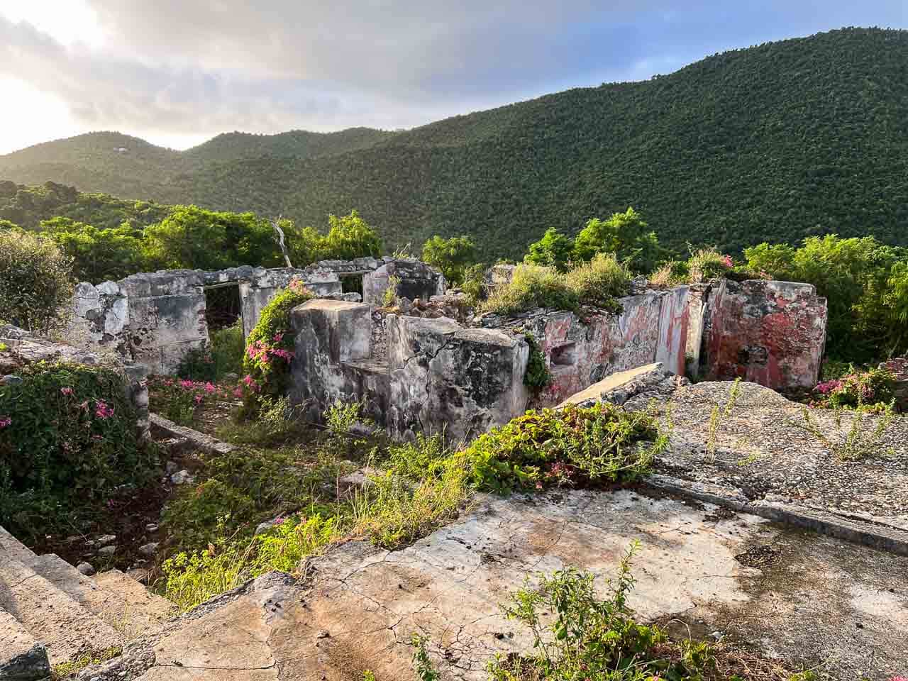 Murphy Great House Ruins on Johnny Horn Trail, Virgin Islands National Park