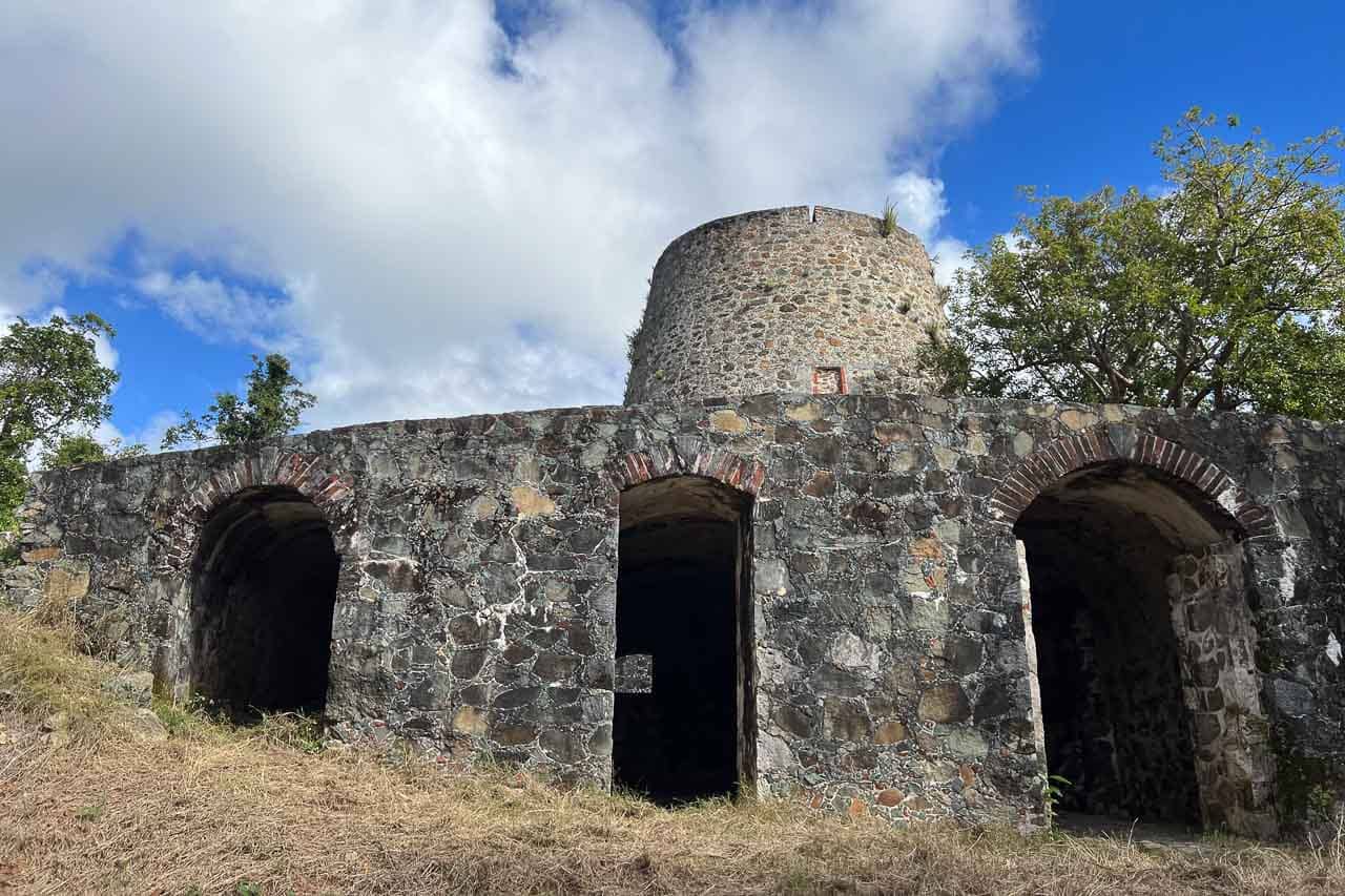 Ruins at Catherineberg Sugar Mill in Virgin Islands National Park, St. John