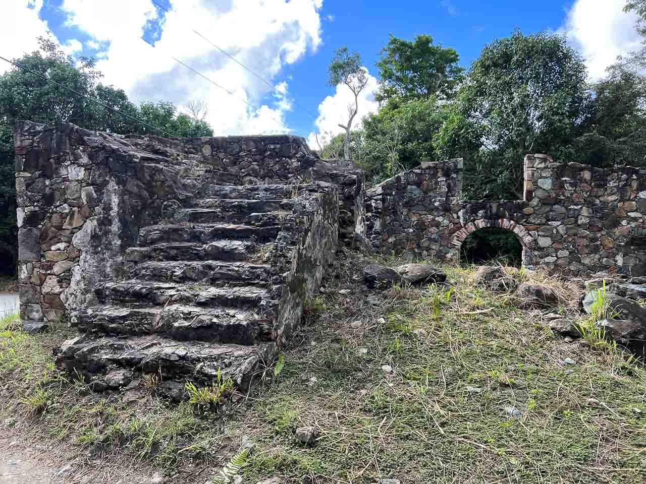 Ruins at Catherineberg Sugar Mill in Virgin Islands National Park