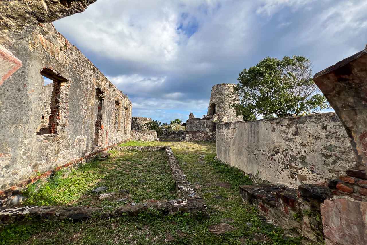 Sugar Factory ruins at Annaberg Sugar Mill in Virgin Islands National Park