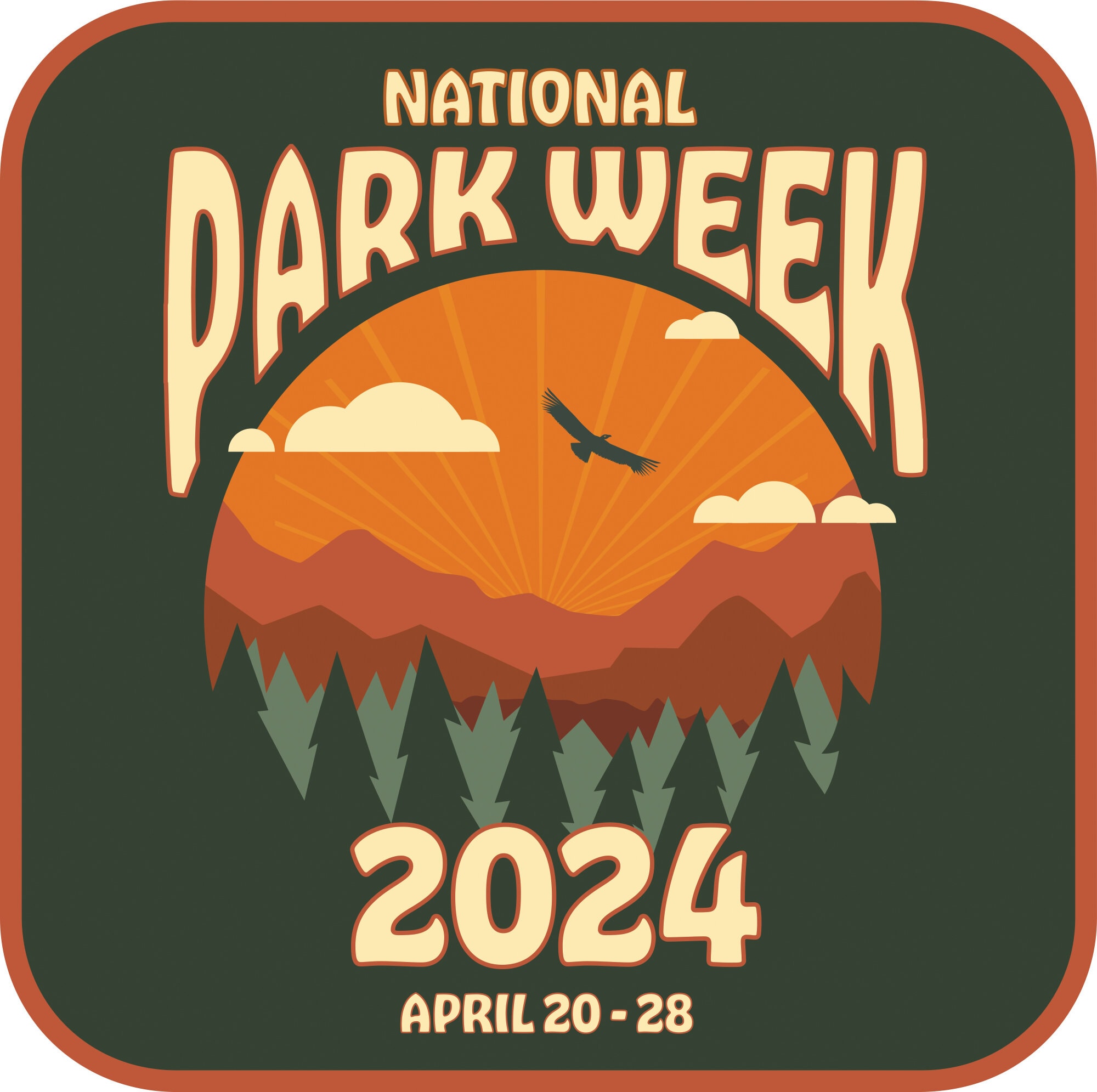 2024 National Park Week Graphic