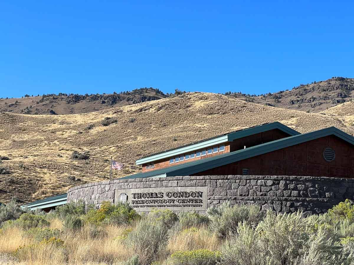 Thomas Condon Paleontology Center at the Sheep Rock Unit in John Day Fossil Beds National Monument