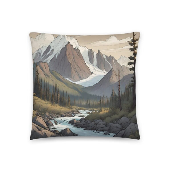 Wrangell-St. Elias National Park Pillow - Image 2