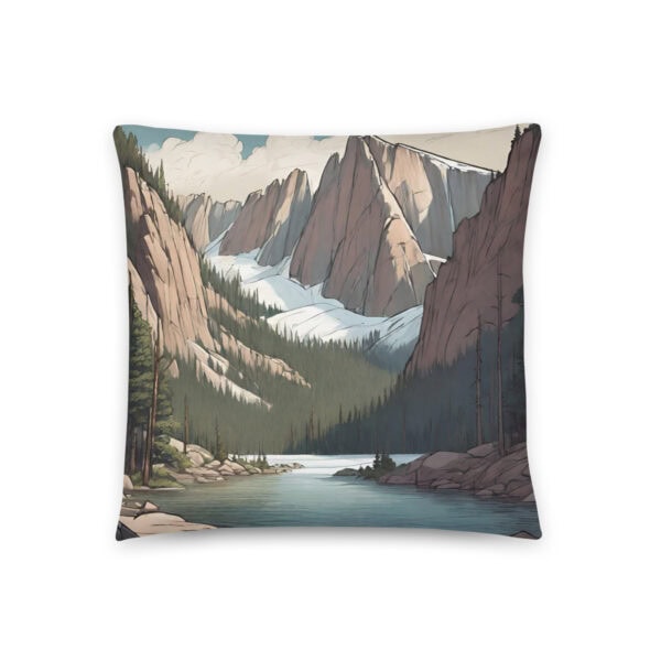 Rocky Mountain National Park Pillow