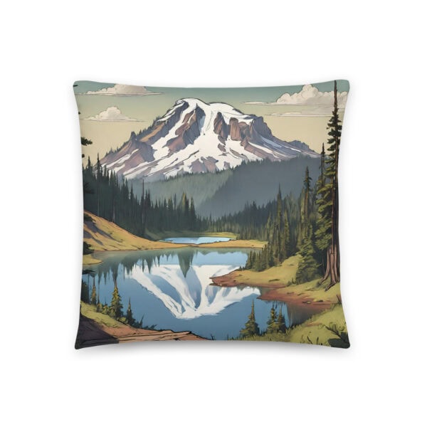 Mount Rainier National Park Pillow