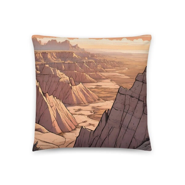 Badlands National Park Pillow
