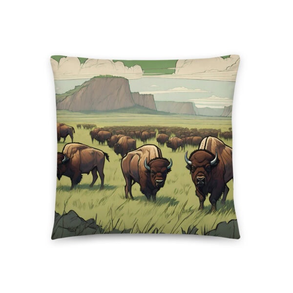 Theodore Roosevelt National Park Pillow