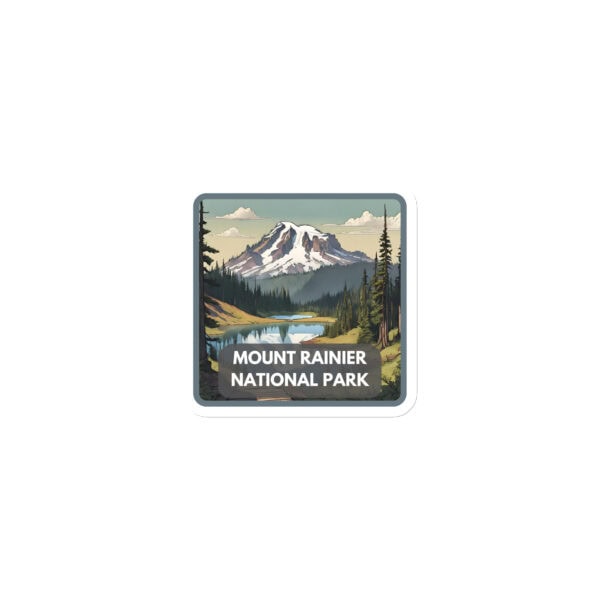Mount Rainier National Park Magnet