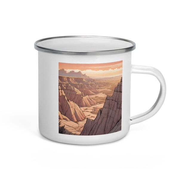 Badlands National Park Enamel Mug