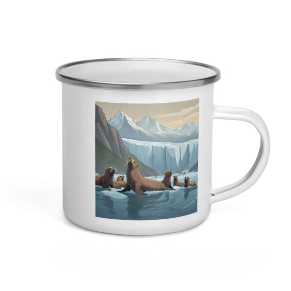 Glacier Bay National Park Enamel Mug