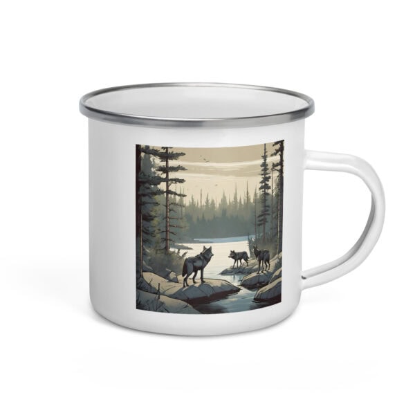 Isle Royale National Park Enamel Mug